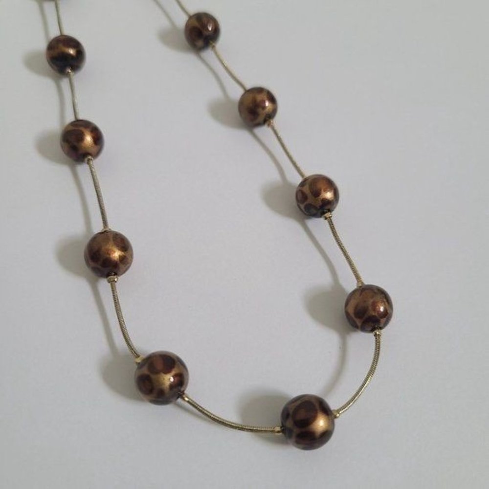 Bead Animal Patterned Necklace - Picture 4 of 10